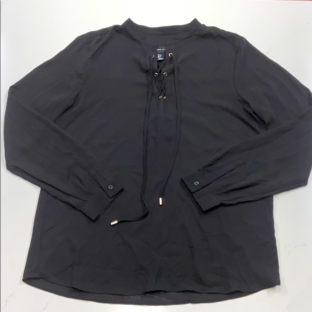 Adrienne Vittadini!  Black blouse